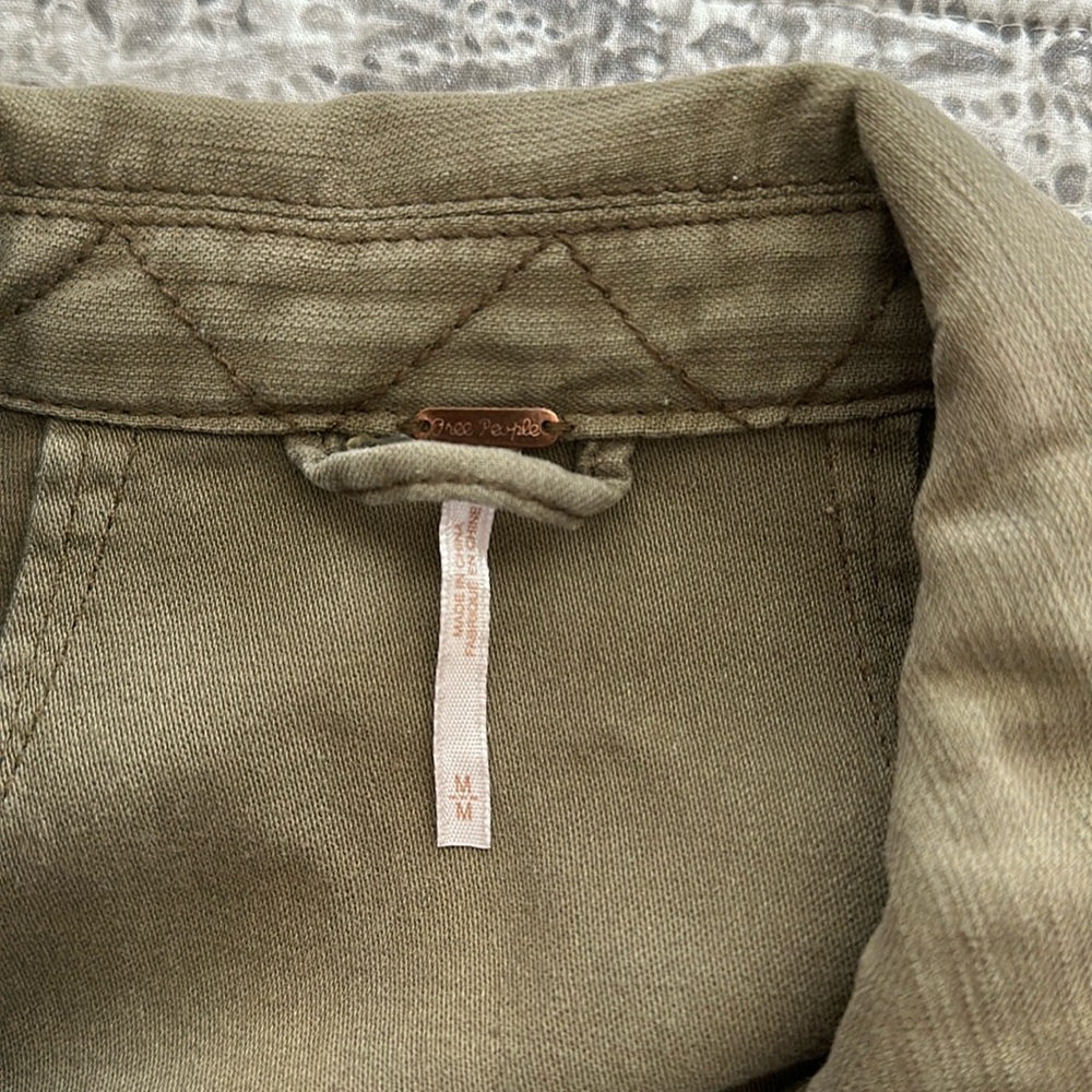 Free People Army Green super cute jacket